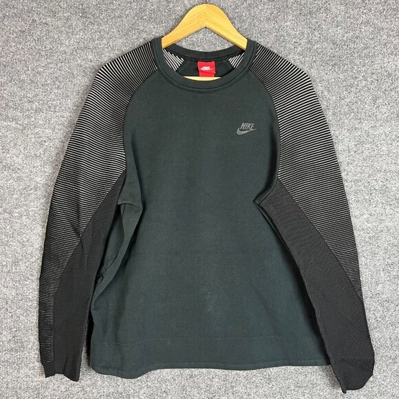 Nike Women's Pullover Side Zip Ruffle‎ Sleeve Sweatshirt Size XL - Picture 1 of 8